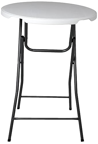 Garten - Statafel Wit KD - 80 x 110 cm - Wit & Kunststof - Inklapbaar & Stevig - Voor Feesten & Evenementen