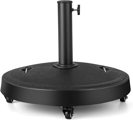 Coast Parasolvoet Op Wielen - Voor Parasolstokken 38/48MM - 24Kg - 52 x 41,5cm
