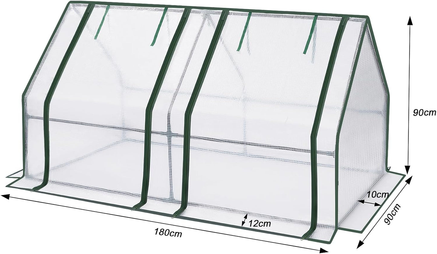 Woltu Foliekas - 180 x 90 x 90 cm - Transparant