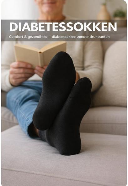 Heldenwerk Premium Diabetikersokken Heren 43-46 – 6 Paar – Naadloos, Zonder Strakke Elastiek, Comfortband – Zwart
