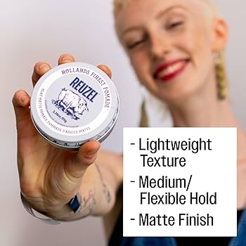 Reuzel Clay Matte Pomade – 113 g – Waterbasis, Matte Finish, Medium Hold