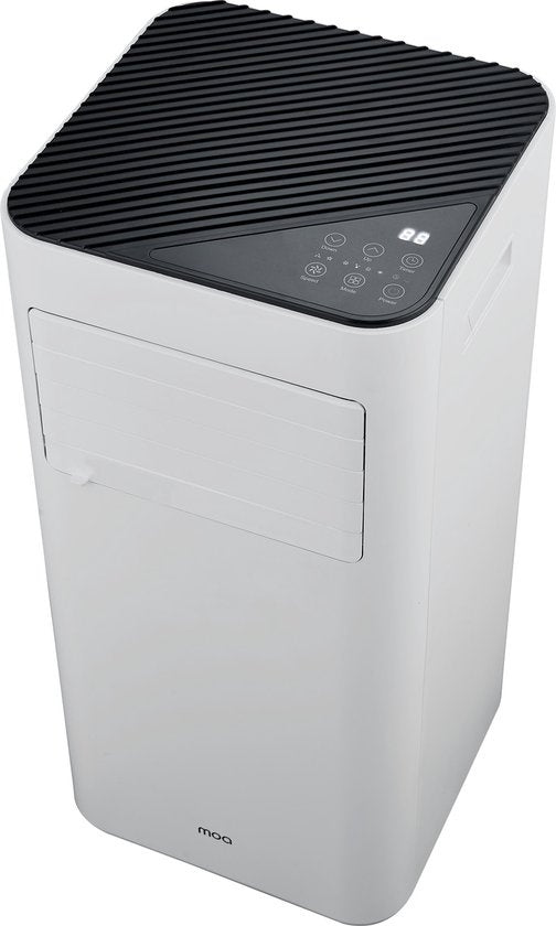 MOA Mobiele Airco - 9000 BTU - Airconditioning - Ontvochtiging - Inclusief Wieltje en Raamafdichting Kit - Wit - A010W