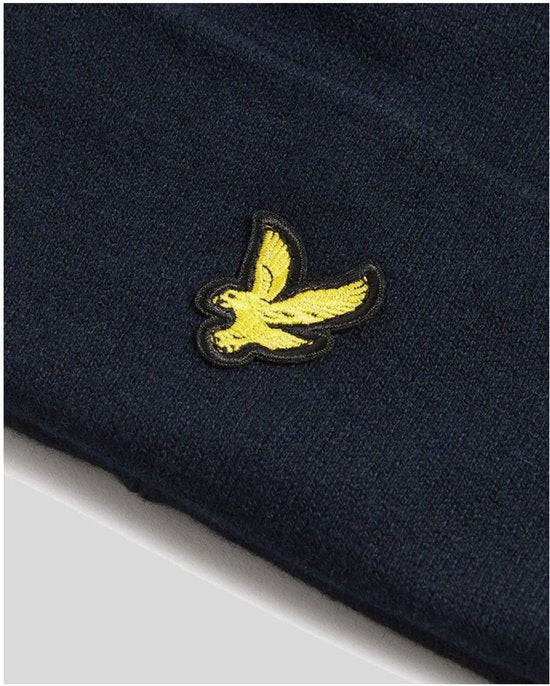 Lyle & Scott Muts Wol Blend Navy - Maat one size fits all - Heren