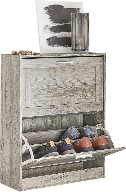 SoBuy  Schoenenrek Schoen opbergkast Organizer Unit - FSR137-HG - B60 x D23 x H79cm
