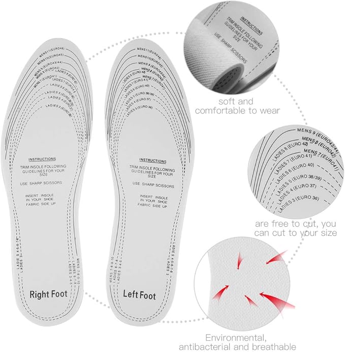 Fockety Inlegzolen - Ademend Latex - Antibacterieel - Geurabsorberend - Wit