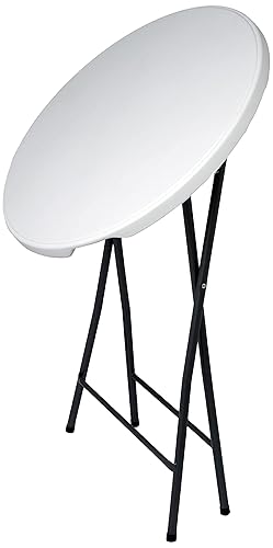 Garten - Statafel Wit KD - 80 x 110 cm - Wit & Kunststof - Inklapbaar & Stevig - Voor Feesten & Evenementen