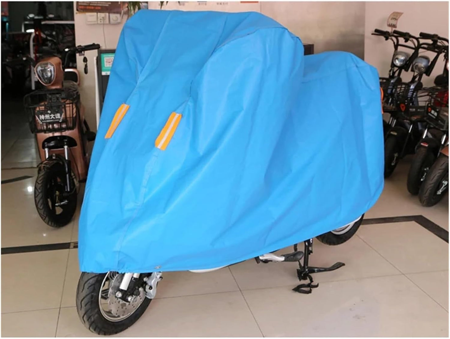 Motorhoes Waterdicht - zilver - Winddicht - Scheurvast - Voor De Meeste Motoren