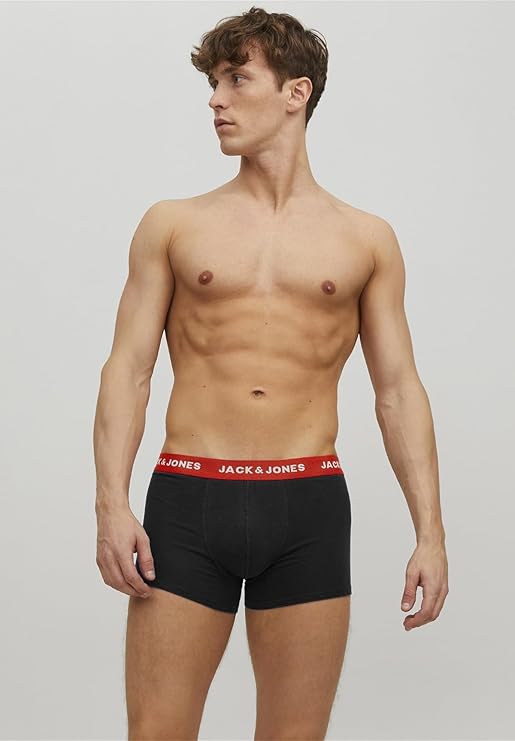 JACK&JONES - JACHARRY SOLID TRUNKS 7 PACK - Heren - Onderbroeken