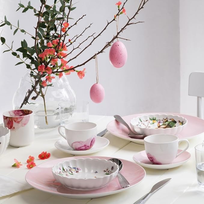 Koffie-/Theeschotels Rose Garden ø 14,8 cm Set van 6