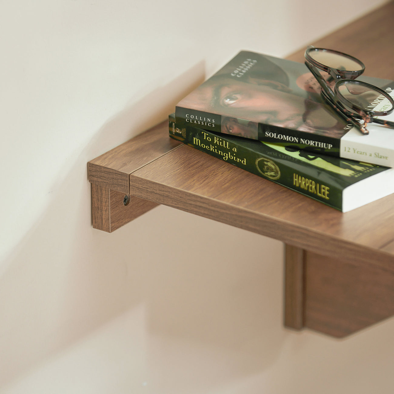 SoBuy Eettafel inklapbaar - Max. 20 kg - 60 x 40 x 2 cm - Bruin