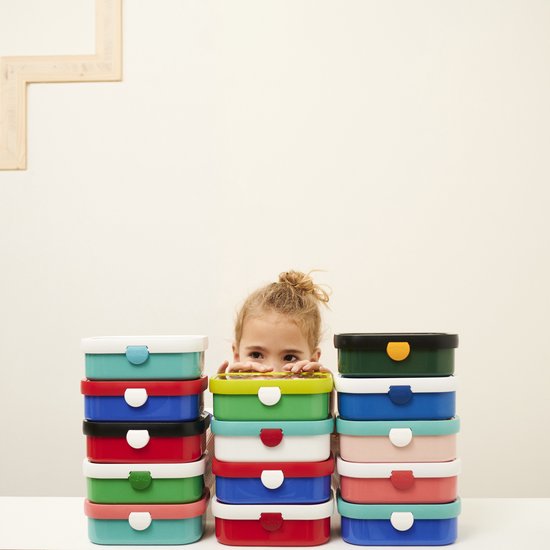 Mepal Lunchbox Campus - 750 ml - Broodtrommel met vakjes voor kinderen - Geschikt voor 4 boterhammen - Paw Patrol Pups