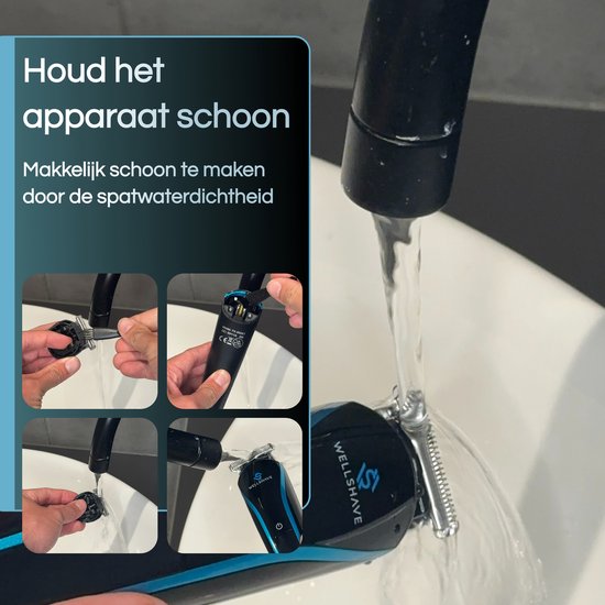 Wellshave 5 in 1 Baardtrimmer Mannen - Trimmer Baard en Lichaam - Bodytrimmer heren - Bodygroomer mannen