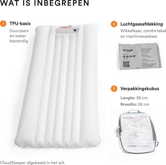 Stokke® JetKids™ Cloudsleeper - Reisematras 150 cm (Animal Family)