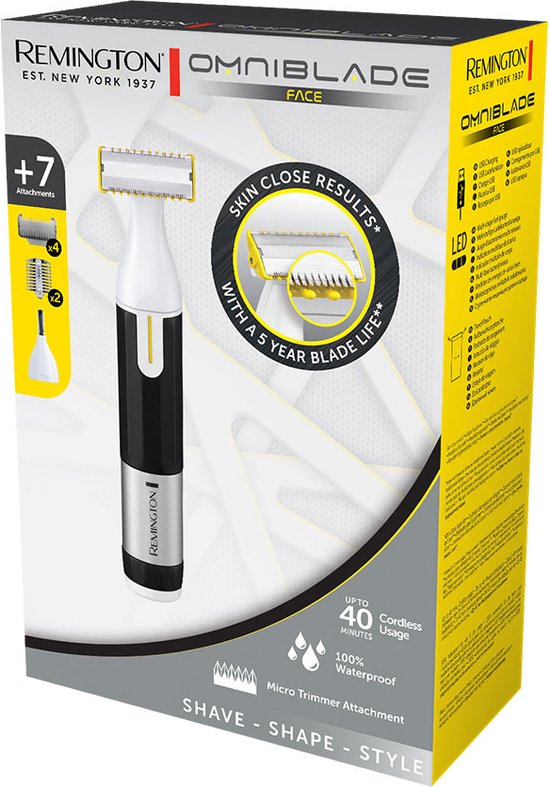 Remington Omniblade Face Baardtrimmer - Trimmer, Scheerapparaat, Styler HG2000