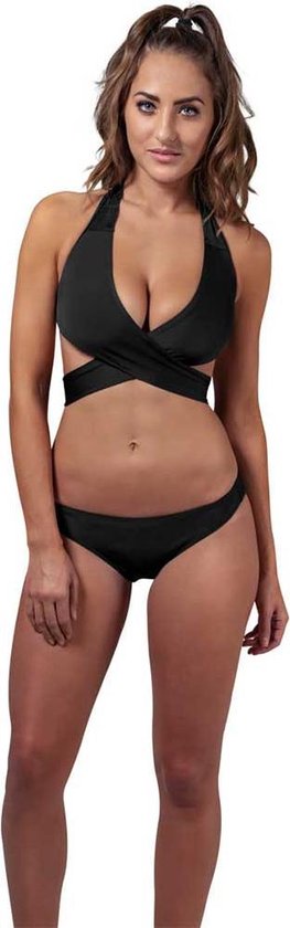 Urban Classics - Bonded Bikini set - M - Zwart