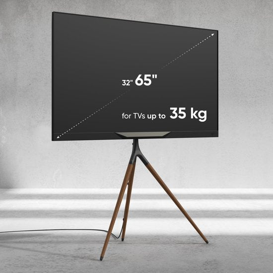 ONKRON - Statief TV-Standaard - Voor Schermen van 32-65 Inch - In Hoogte Verstelbaar - Max VESA 400x400 mm
