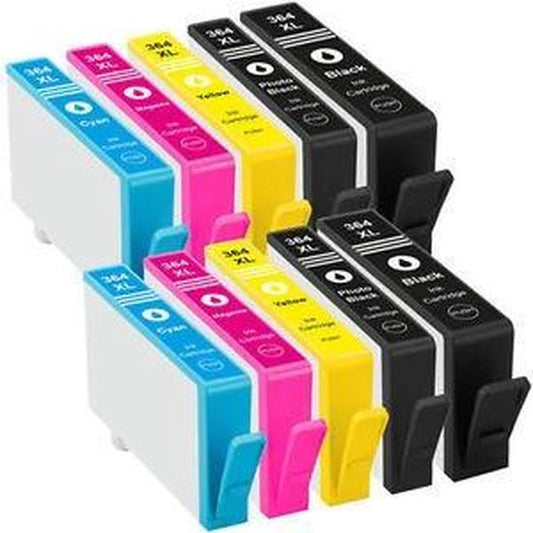 Huismerk 364XL 10 cartridges geschikt voor HP (incl. foto)