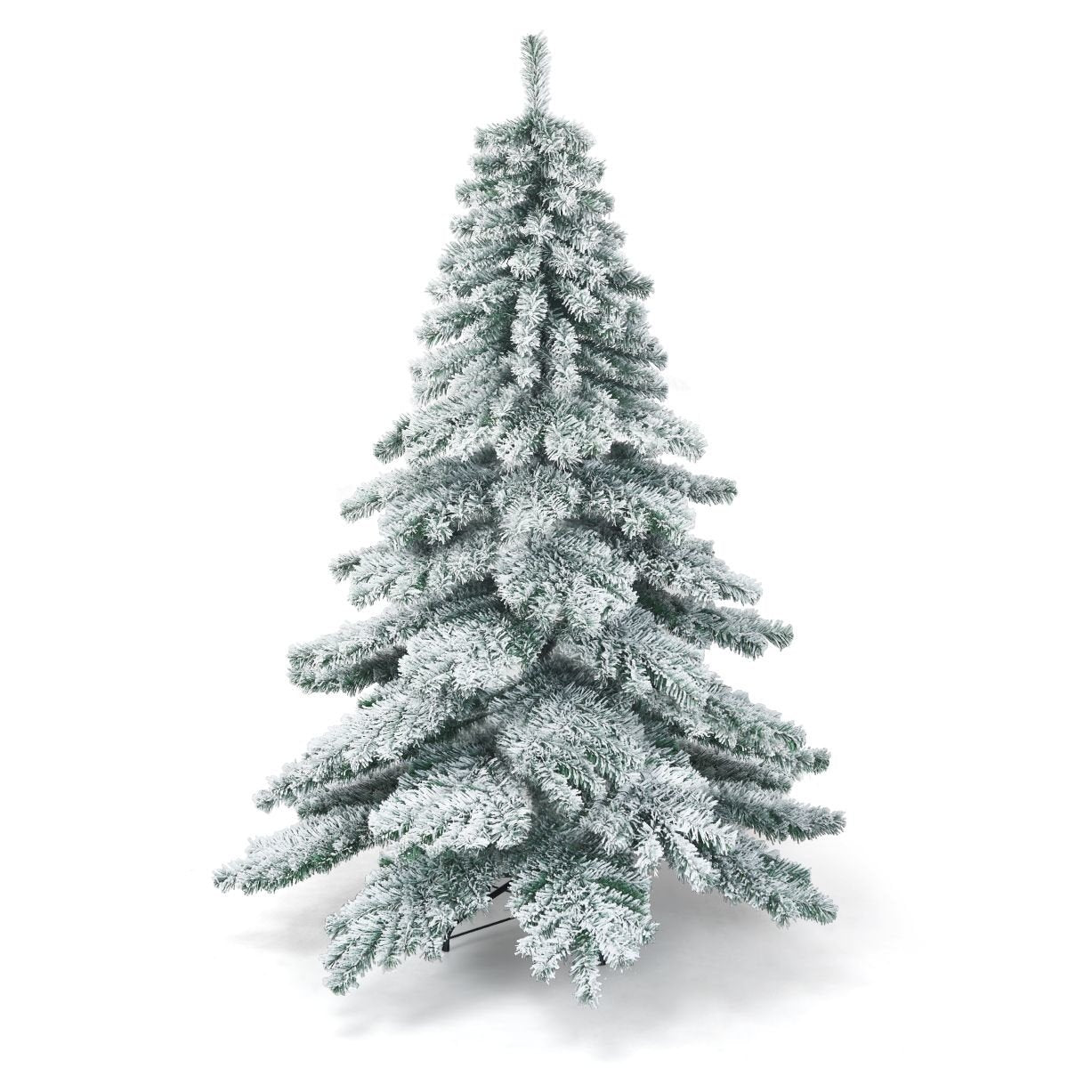 Coast - Kunstkerstboom - Met Sneeuwvlokken - Groen + Wit - 180 cm