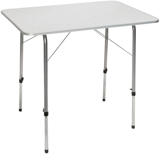 Bo-Camp - Camping tafel - Hoogte verstelbaar - 80x60 cm