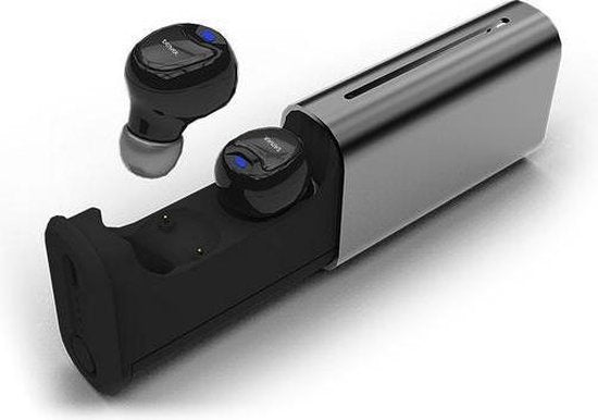 Denver TWE-60 - Draadloze Bluetooth earbuds - met oplaadcase - Zwart