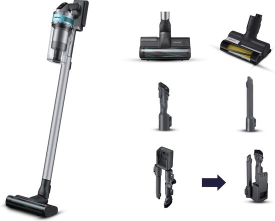 Samsung Jet 75E - 200W - Steelstofzuiger - met Pet Tool - VS20B75AGR1
