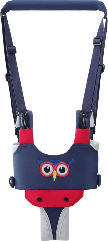 Baby Walker Assistent - Verstelbare Loopgordel voor Leren Lopen - Veiligheidstuigje met Zachte Ondersteuning - Comfortabel en Premium Materialen - Voor Peuters 9-24 Maanden - Vogel
