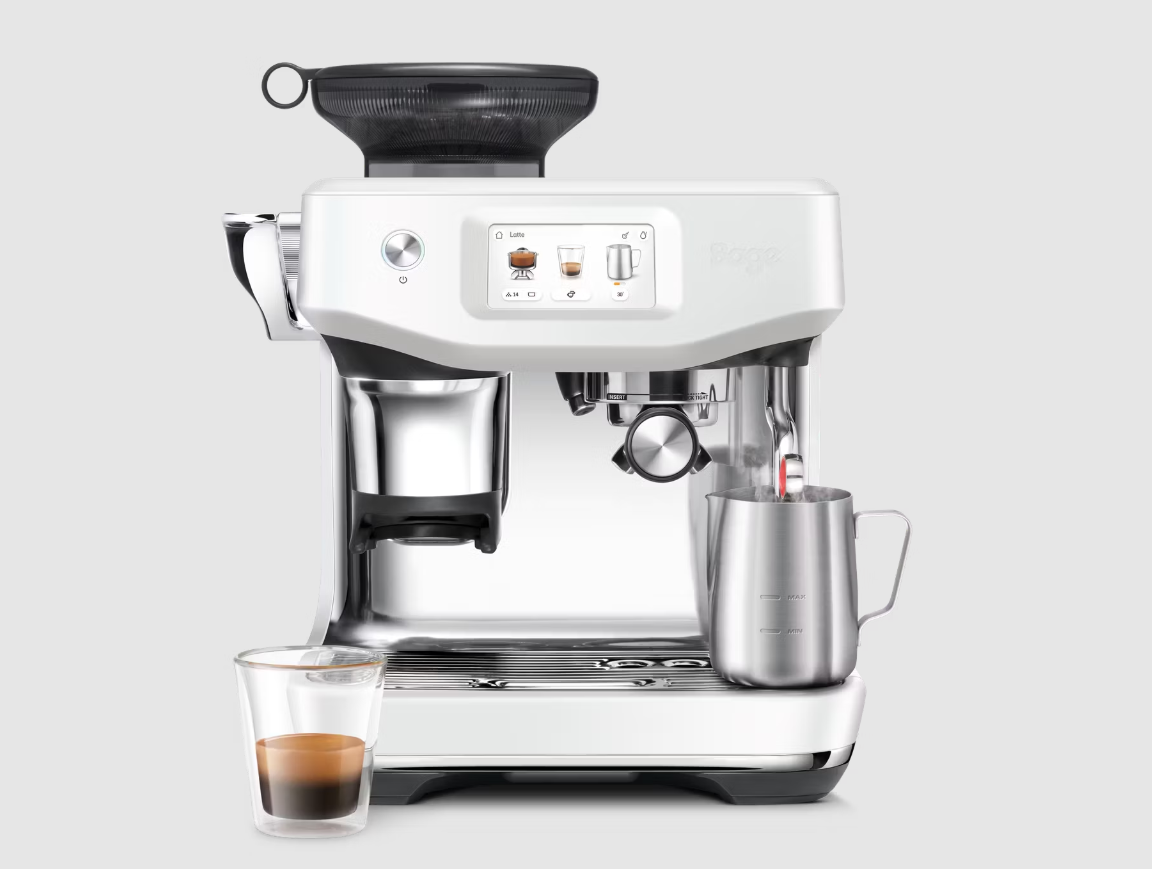 Sage de Barista Impress Touch Koffiemachine - RVS - 36 x 34 x 41.5 cm - Sea Salt Kleur