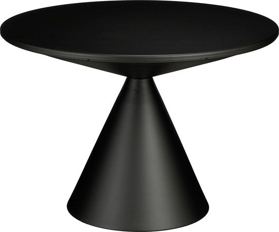 Mica Decorations Royale Bijzettafel - H42 x Ø60 cm - Metaal - Zwart