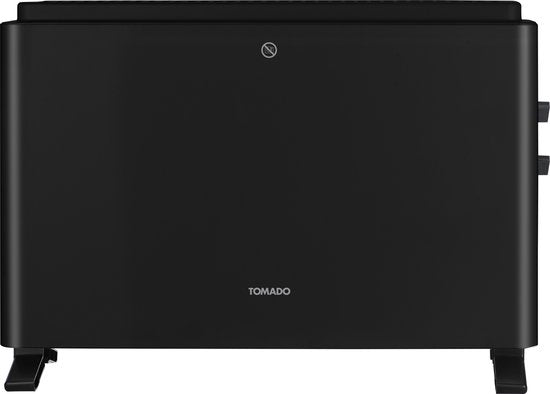 Tomado THC2003B - Elektrische kachel - Convectorkachel - 24m² - 2000 watt - Zwart