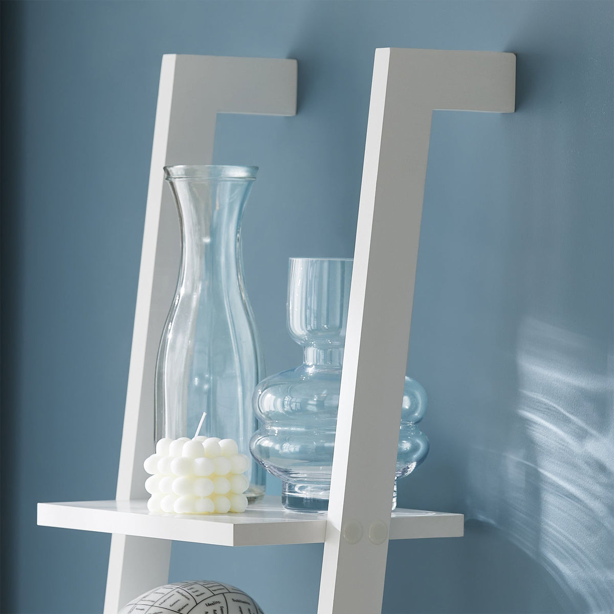 SoBuy Ladderkast - 4 Planken - 33x180x23 cm - Wit
