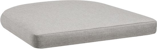tectake® Set van 2 Tuinstoelen Manacor - Tuinstoel in Rope-Design - Balkonset - Weerbestendige Buitenstoel van Gelakt Acaciahout - Grijs/Beige - Stoelen voor Tuin, Balkon, Terras