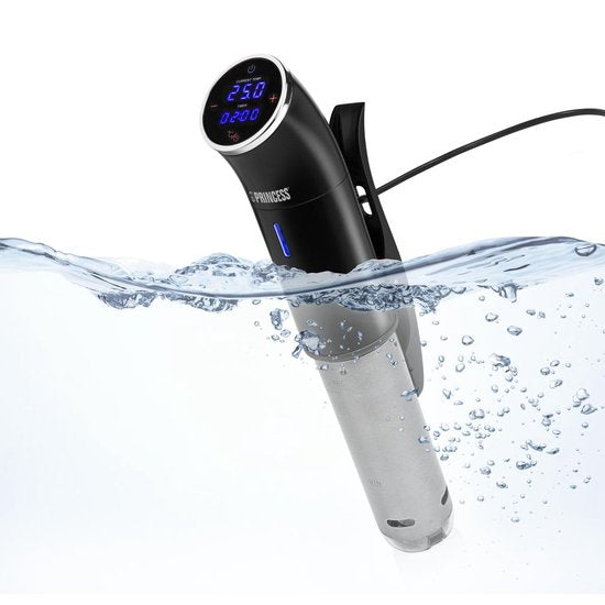 Princess 267003 Sous Vide Stick - IPX7 Waterdicht - Sous vide koker - Nauwkeurige temperatuurinstelling - Touchscreen - 1200W