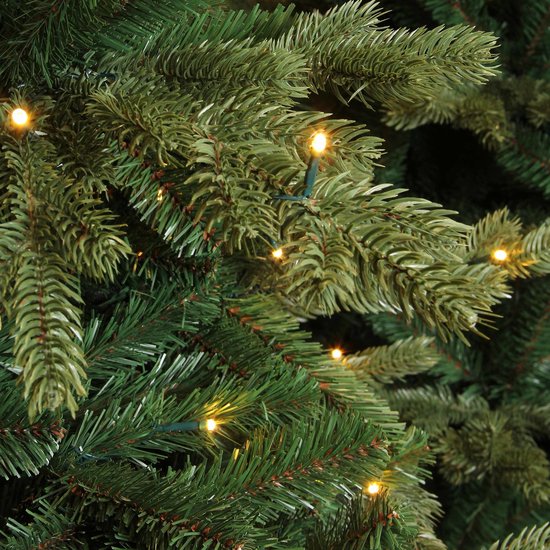 Triumph Tree Sherwood Deluxe Kunstkerstboom met LED-Verlichting - H185 x Ø127 cm - Groen