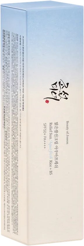 Beauty of Joseon Relief Sun Aqua-Fresh: Rijst + B5 SPF 50+/PA++++ - 50ml + Panthenol B5