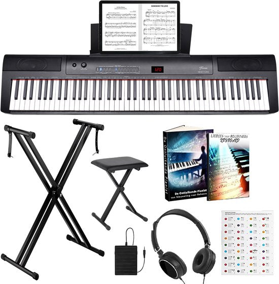 Finesse Digitale Piano - 88 Gewogen Toetsen - Keyboard Piano - Elektrische Piano