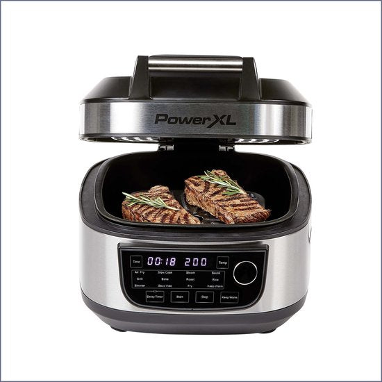 Power XL Multicooker – 12-in-1 fornuis met AirFryer functie – voor frituren, koken, frituren en als elektrische grill - Mail Order Edition