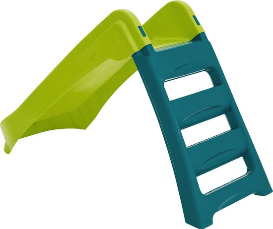 Palplay glijbaan - opvouwbaar 1,2 m - lemon/blauw