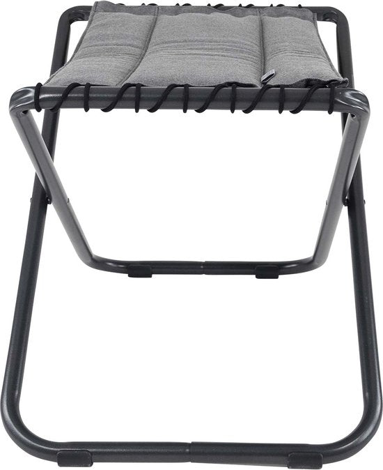 Crespo - Voetenbank voor lounger - AP/306 - Tex-Comfort - Licht grijs