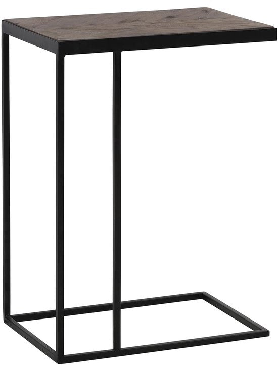 Light & Living Bijzettafel Chisa - Bruin - 45x30x62cm - Modern