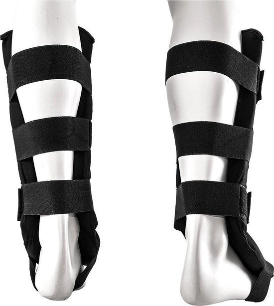 Joya Fightgear - "Velcro" scheenbeschermers - Zwart - XS