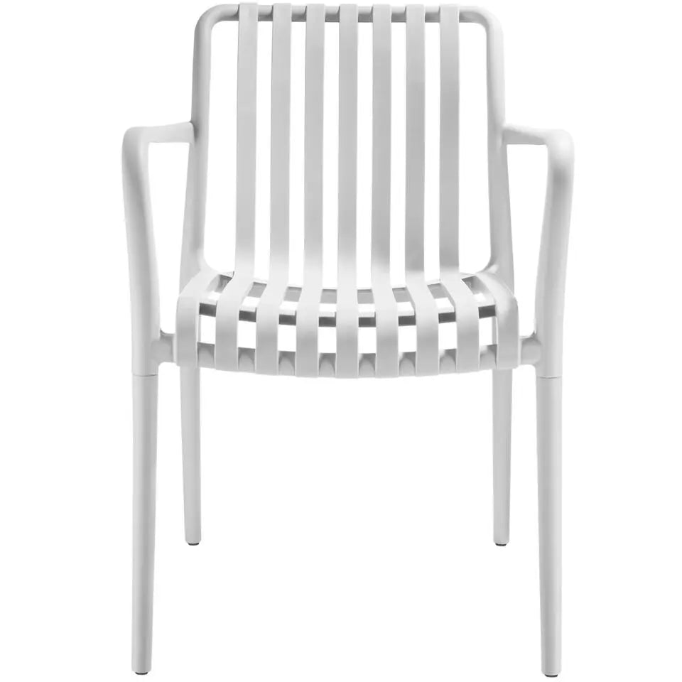 Tectake Tuinstoelen Alcudia Set van 2 - Weerbestendig - Stapelbaar - Kunststof