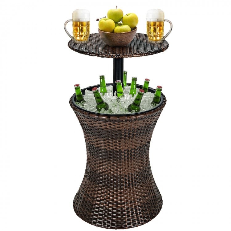 Coast Bartafel met Koeler - In hoogte verstelbar - 49 x 49 x 82 cm - Bruin