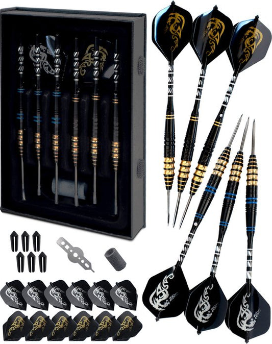 WINDSOR® Cavalier 3 Dartpijlen Set - Incl. Opbergdoos, Flights