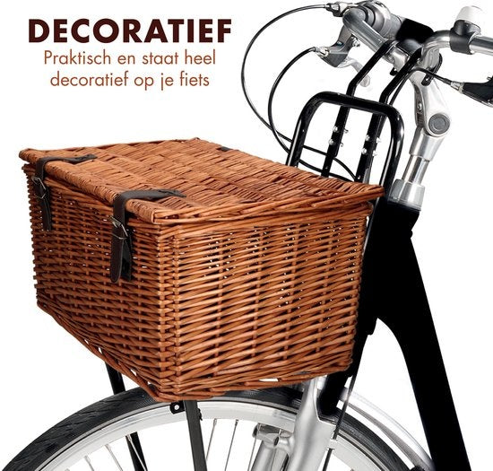 Fietsmand/ Bakkersmand Riet