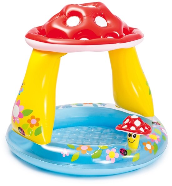 Intex Baby Opblaaszwembad Paddestoel- Ø 102 x 89 cm
