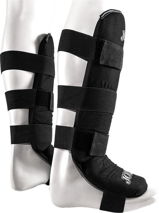 Joya Fightgear - "Velcro" scheenbeschermers - Zwart - XS