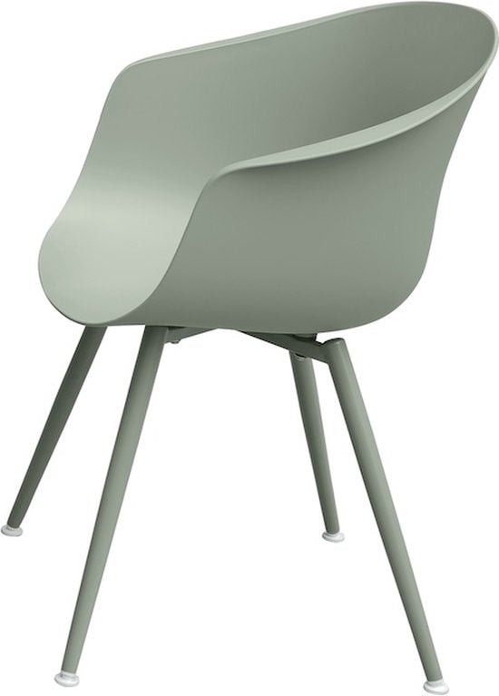 Feel Home Luxe kuipstoel voor buiten set van 2 – MOSS Grey – 52,5 × 58,5 × 80 cm