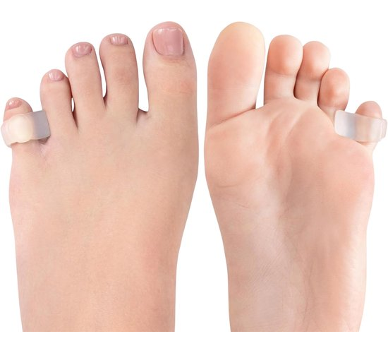 Alyze Teenspreider Siliconen - 2 Stuks - Hallux Valgus Corrector - Teenbeschermer - Tenenspreiders - Teencorrector - Hamerteen Brace - Persoonlijke Verzorging