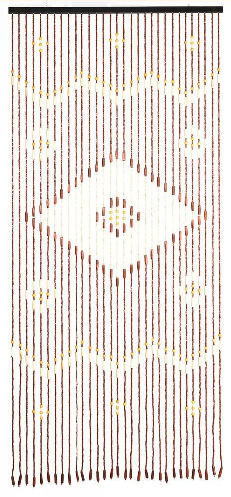 Maximex Kralengordijn Rhombus Meerkleurig - 90x200 cm - Bamboe en Ahornhout