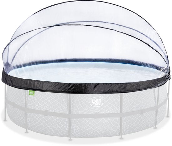 EXIT Zwembad Overkapping ECO ø488cm - Zwembad Dome - Universeel - Zwembad Accessoire - Weerbestendig